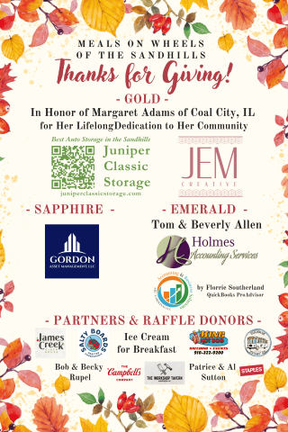 Fall 2025 Thanks for Giving Sponsors